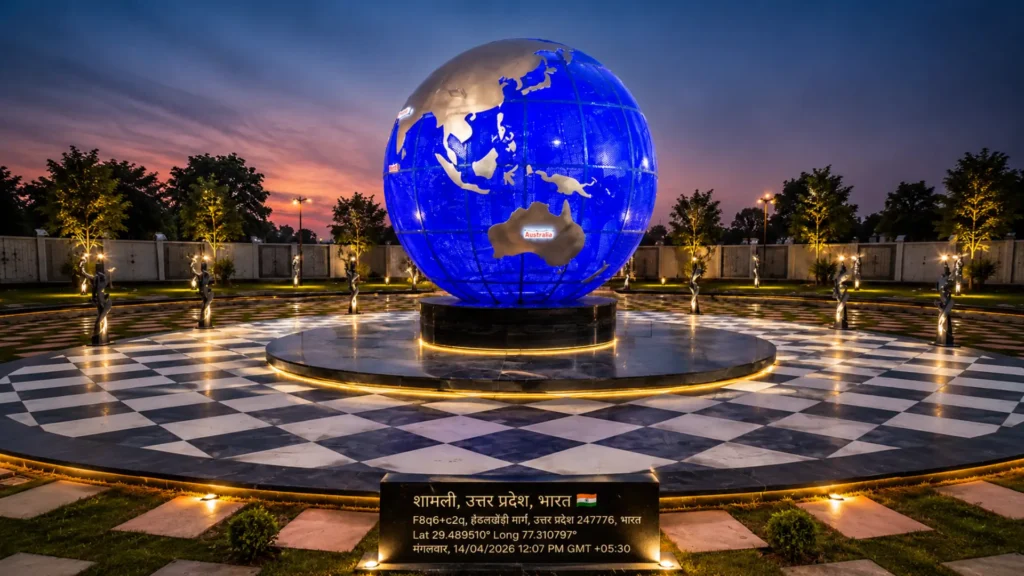 Read more about the article Illuminated World Globe Sculpture